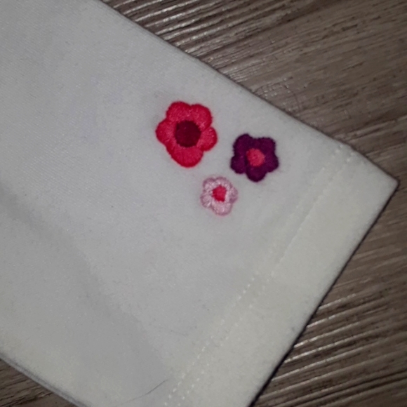 Disney Minnie Mouse Pink Tweed Romper with Floral Embroidery - Picture 3 of 5